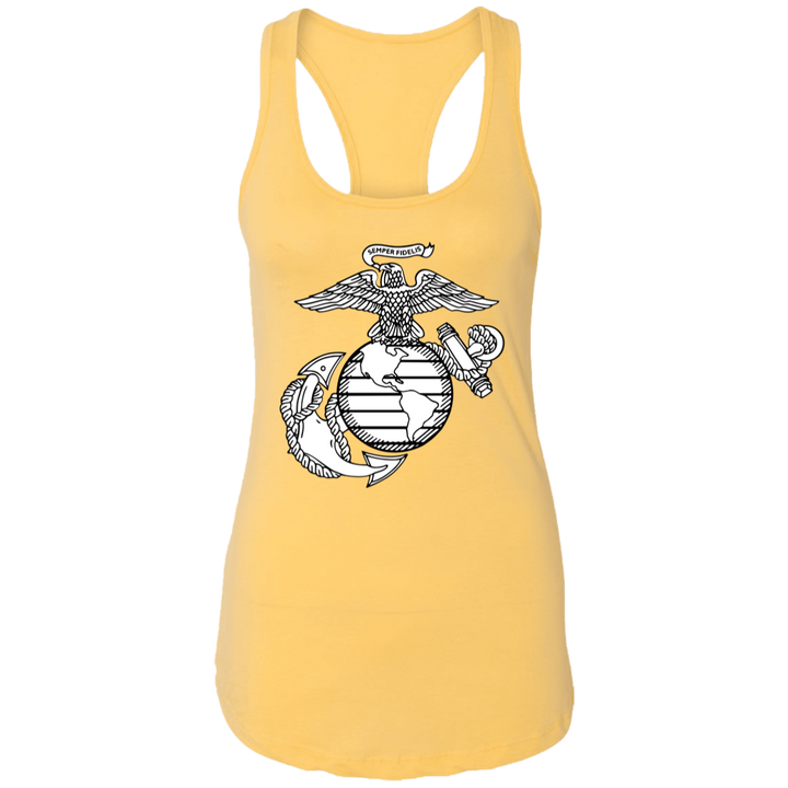 USMC EGA Symbol NL1533 Ladies Ideal Racerback Tank
