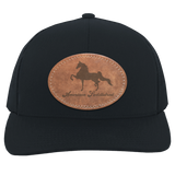AMERICAN SADDLEBRED ON LEATHER 104C Trucker Snap Back - Patch