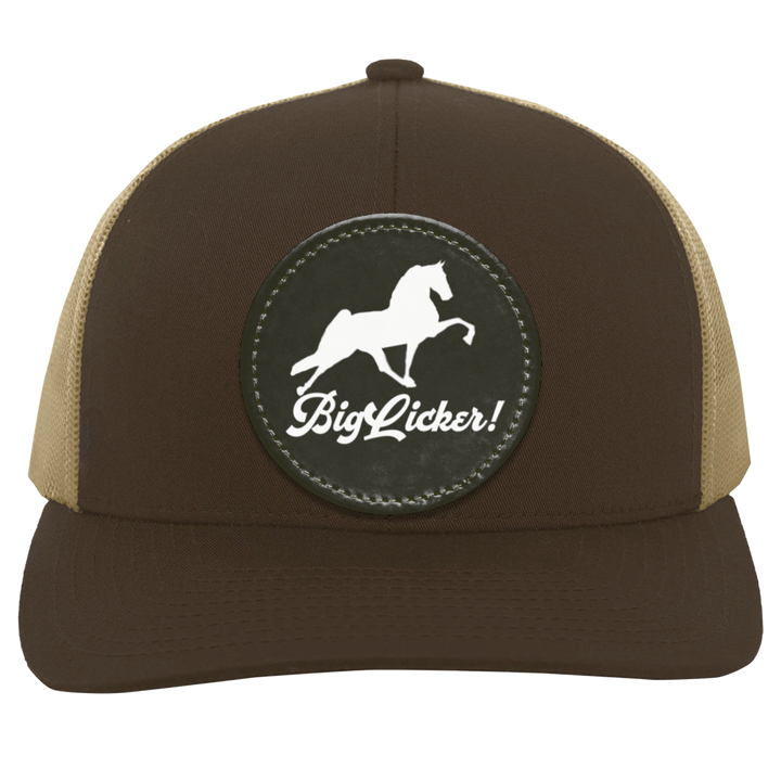 BIG LICKER PATCH HATTRUCKER HAT ( THREE SHAPES-12 COLORS AND STYLES)