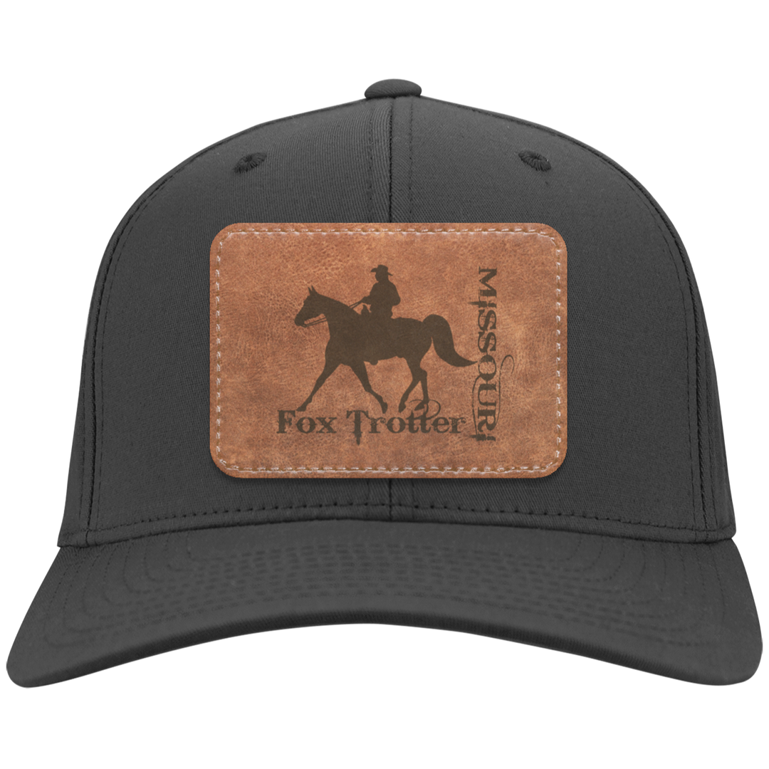MISSOURI FOX TROTTER ON LEATHER CP80 Twill Cap - Patch