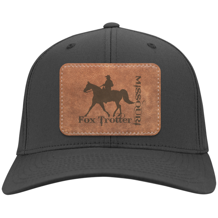 MISSOURI FOX TROTTER ON LEATHER CP80 Twill Cap - Patch