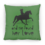 SHE FOUND HER LOVE (TWH pleasure)Bblack art ZP16 Medium Square Pillow