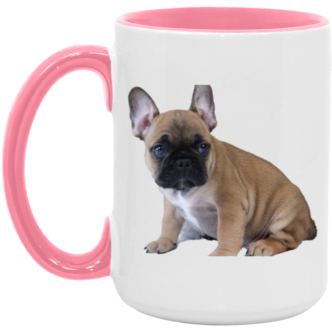 FRENCHIE PUPPY (4) AM15OZ 15oz. Accent Mug