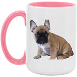 FRENCHIE PUPPY (4) AM15OZ 15oz. Accent Mug