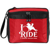 I RIDE A WALKING HORSE B (WHITE) BG513 12-Pack Cooler
