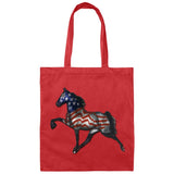 Tennessee Walking Horse Performance All American BE007 Canvas Tote Bag
