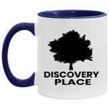 DISCOVERY PLACE LOGO 2023 DESIGN 2 ALL BLACK AM11OZ 11 oz. Accent Mug
