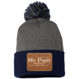 MY PONY NASHVILLE SP15 Pom Pom Knit Cap - Patch