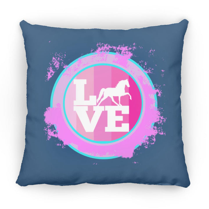 TWH PLEASURE BLEACH SPLATTER PINK TEAL ZP16 Medium Square Pillow