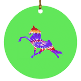MPS TIE DYE #1 SUBORNC Circle Ornament