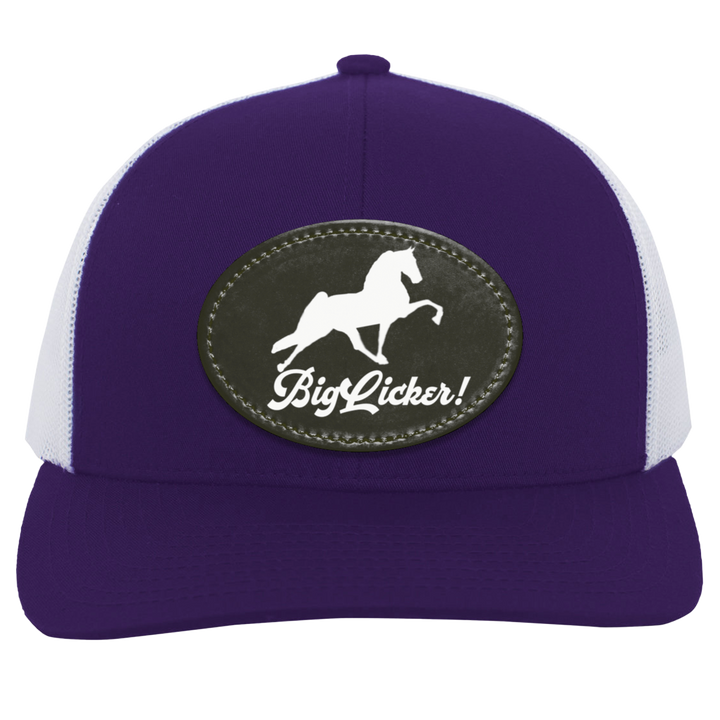 BIG LICKER PATCH HATTRUCKER HAT ( THREE SHAPES-12 COLORS AND STYLES)