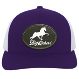 BIG LICKER PATCH HATTRUCKER HAT ( THREE SHAPES-12 COLORS AND STYLES)