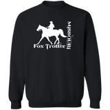 MISSOURI FOX TROTTER (white) 4HORSE G180 Crewneck Pullover Sweatshirt