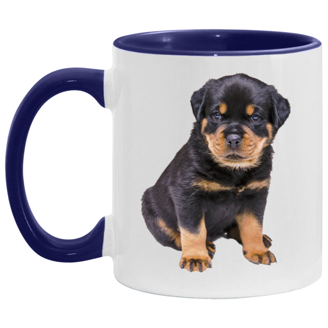 ROTTY PUPPY 1 AM11OZ 11 oz. Accent Mug