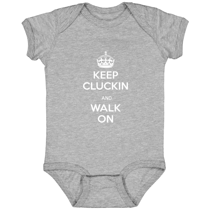 Keep Kluckin and Walk On 4424 Infant Fine Jersey Bodysuit