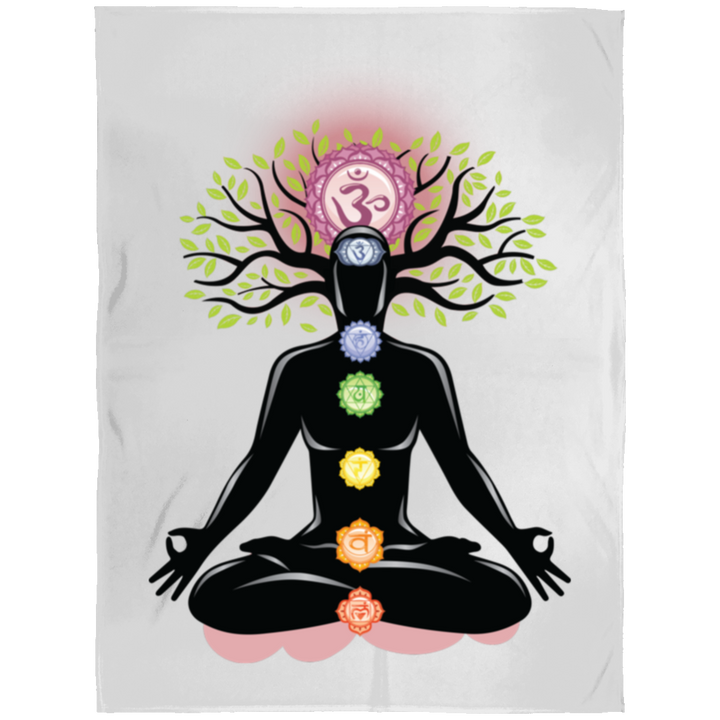 CHAKRAS PLUSH BLANKET (12 STYLES AND SIZES)