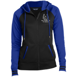 BLACKBURN STABLES (WHITE) LST236 Ladies' Sport-Wick® Full-Zip Hooded Jacket