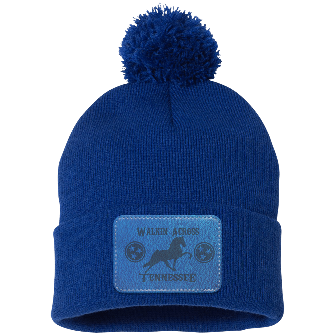 WALKIN ACROSS TENNESSEE TWH SP15 Pom Pom Knit Cap - Patch