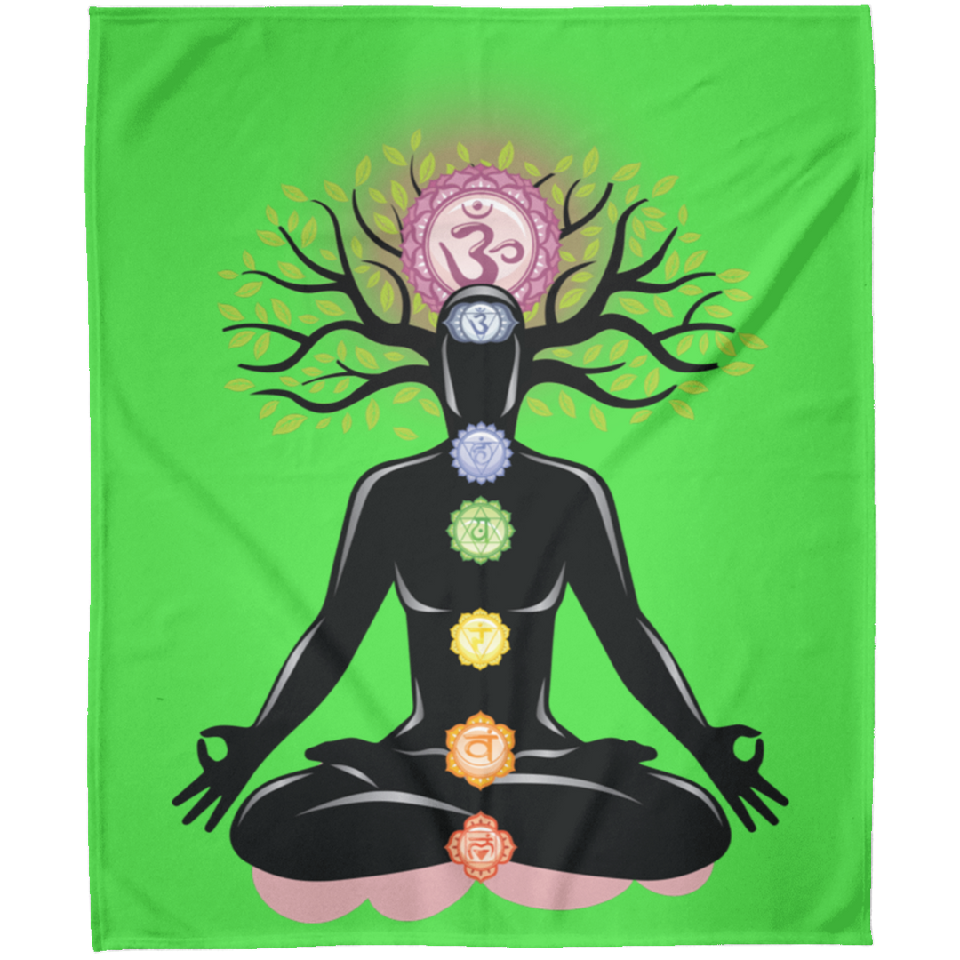 CHAKRAS PLUSH BLANKET (12 STYLES AND SIZES)