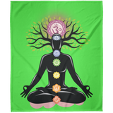 CHAKRAS PLUSH BLANKET (12 STYLES AND SIZES)