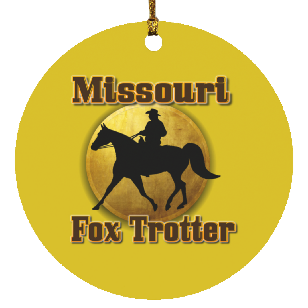 MISSOURI FOX TROTTER 1 SUBORNC Circle Ornament