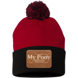 MY PONY NASHVILLE SP15 Pom Pom Knit Cap - Patch