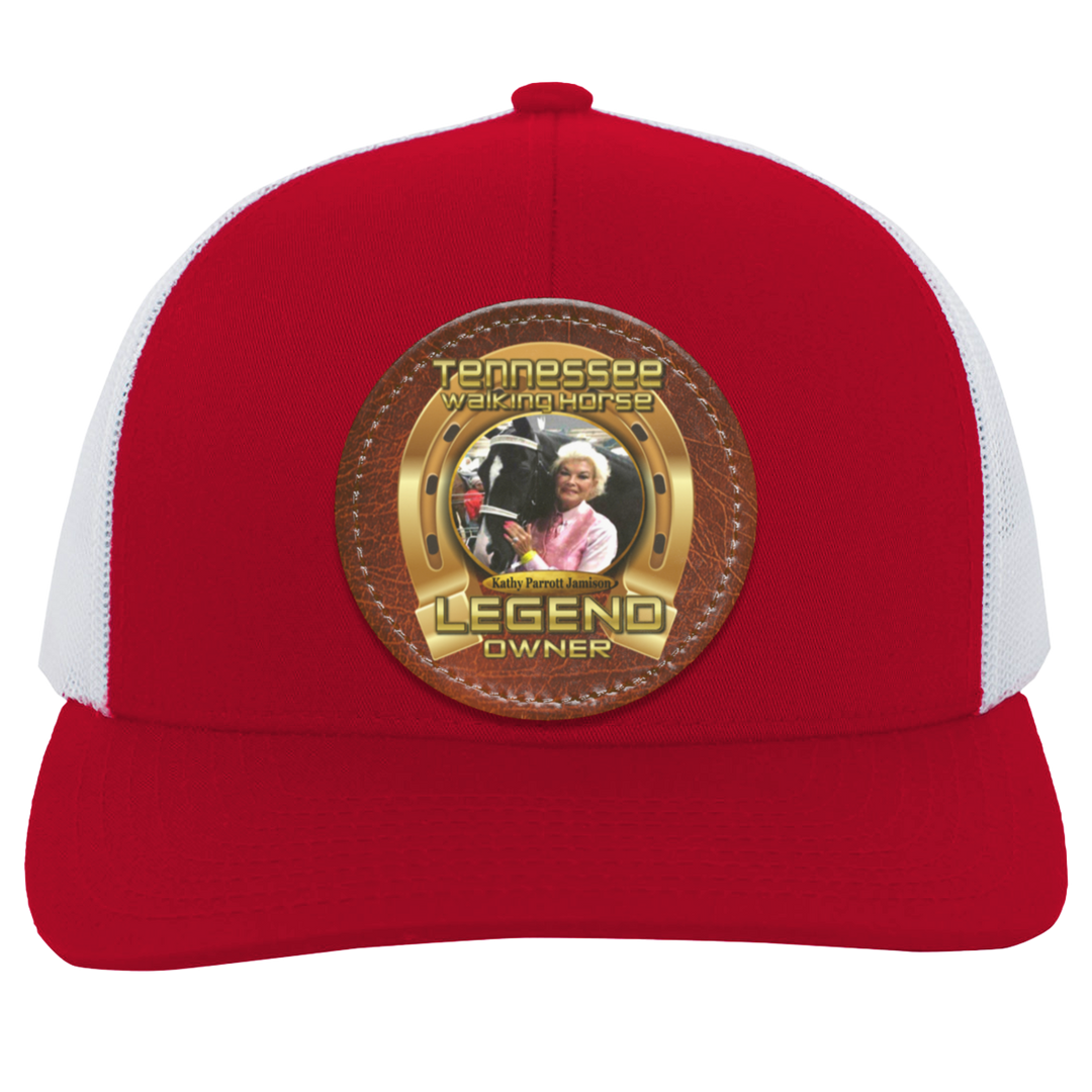 KATHY PARROTT JAMISON (TWH LEGENDS) HAT 104C Trucker Snap Back - Patch