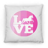 LOVE TWH PLEASURE SHADES OF PINK ZP14 Small Square Pillow