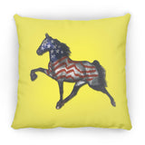 Tennessee Walking Horse Performance All American ZP16 Medium Square Pillow