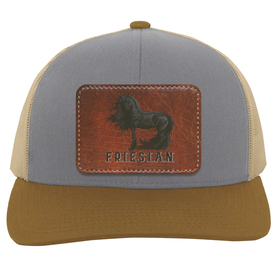FRIESIAN ON LEATHER 104C Trucker Snap Back - Patch