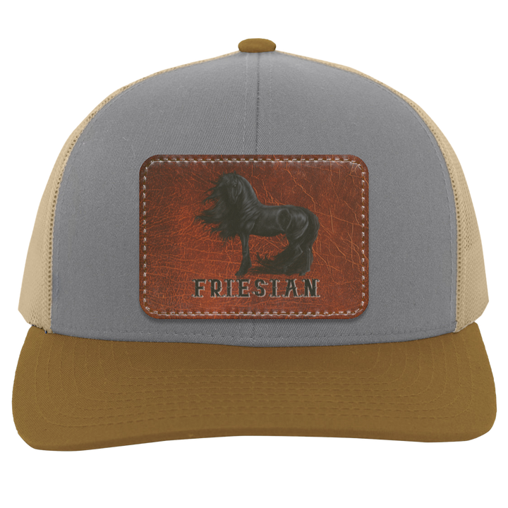 FRIESIAN ON LEATHER 104C Trucker Snap Back - Patch
