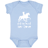 SHE FOUND HER LOVE (TWH pleasure) white art 4424 Infant Fine Jersey Bodysuit
