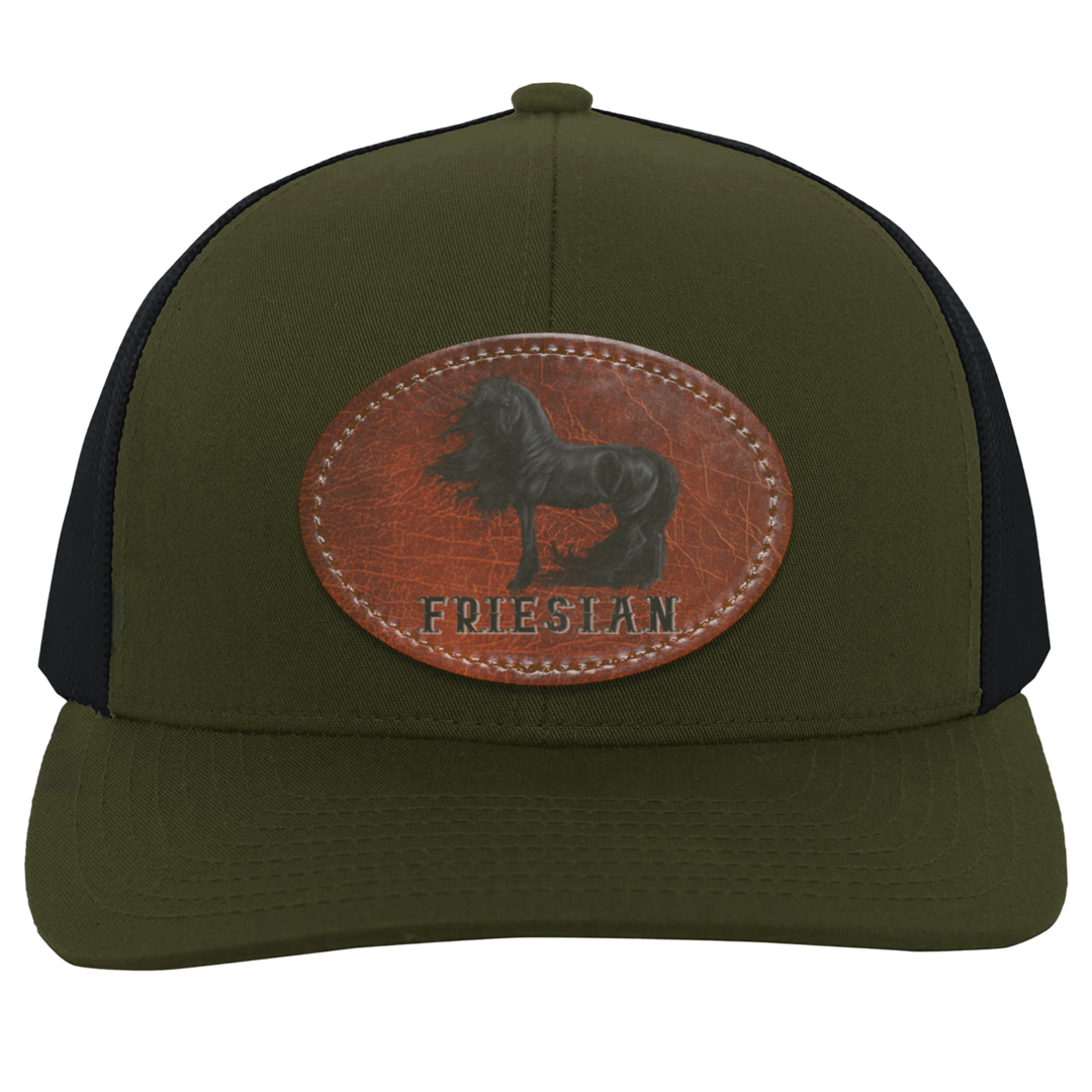 FRIESIAN ON LEATHER 104C Trucker Snap Back - Patch