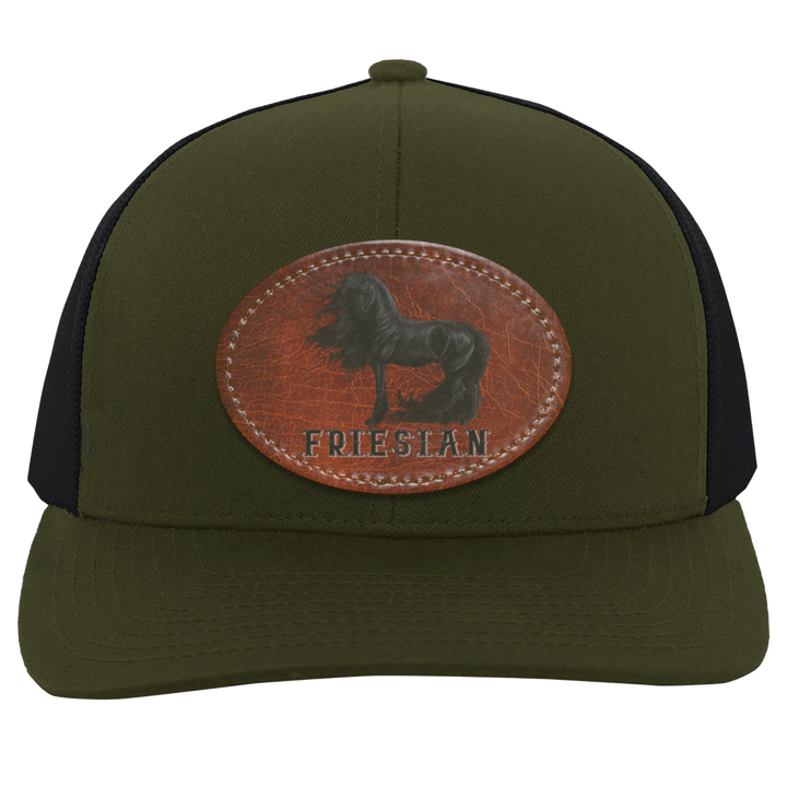 FRIESIAN ON LEATHER 104C Trucker Snap Back - Patch
