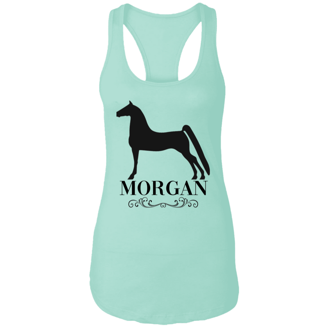 MORGAN STYLE 1 4HORSE NL1533 Ladies Ideal Racerback Tank