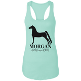 MORGAN STYLE 1 4HORSE NL1533 Ladies Ideal Racerback Tank