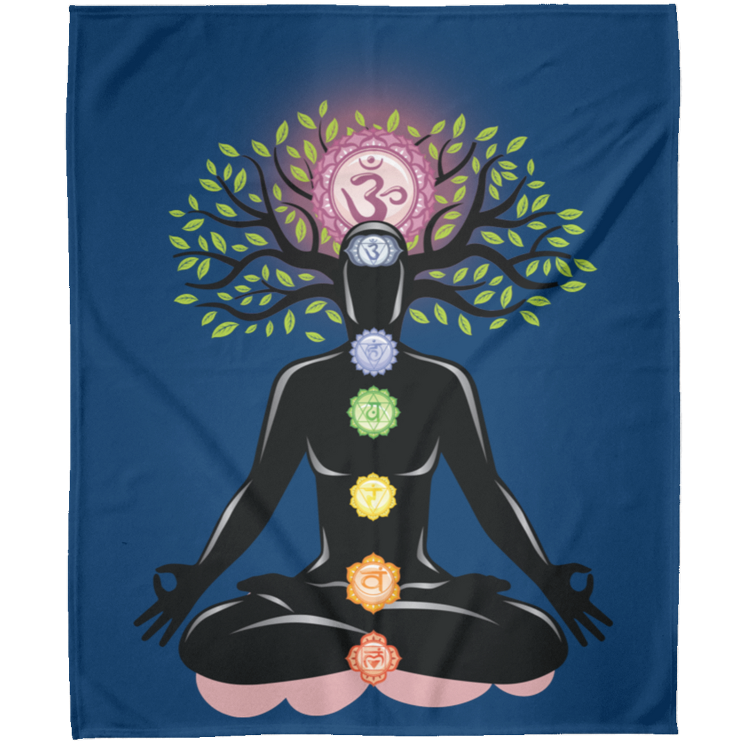 CHAKRAS PLUSH BLANKET (12 STYLES AND SIZES)