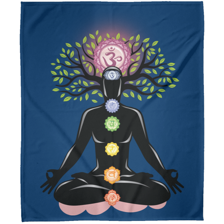 CHAKRAS PLUSH BLANKET (12 STYLES AND SIZES)