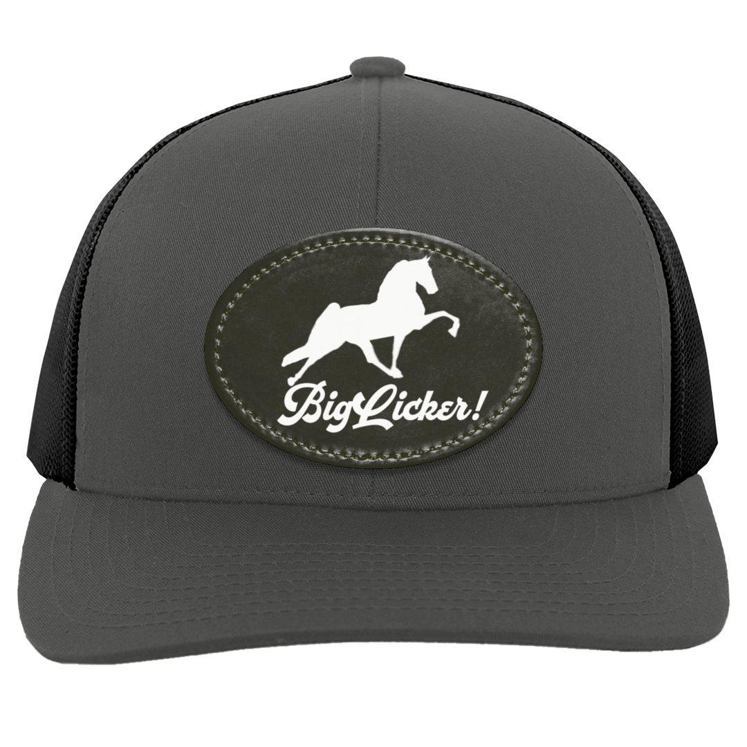 BIG LICKER PATCH HATTRUCKER HAT ( THREE SHAPES-12 COLORS AND STYLES)