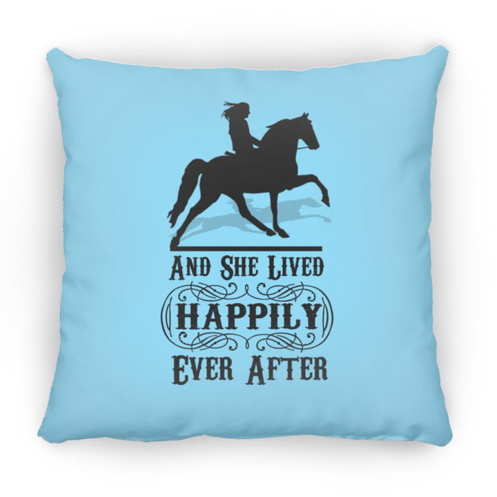 HAPPILY EVER AFTER (TWH Pleasure) Blk ZP14 Small Square Pillow