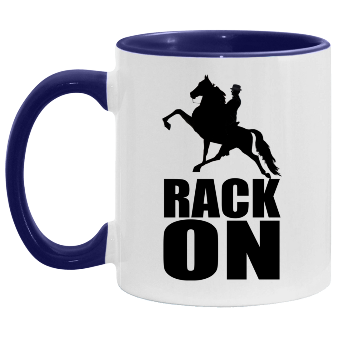 RACK ON Racking (black art) AM11OZ 11 oz. Accent Mug
