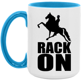RACK ON Racking (black art) AM15OZ 15oz. Accent Mug