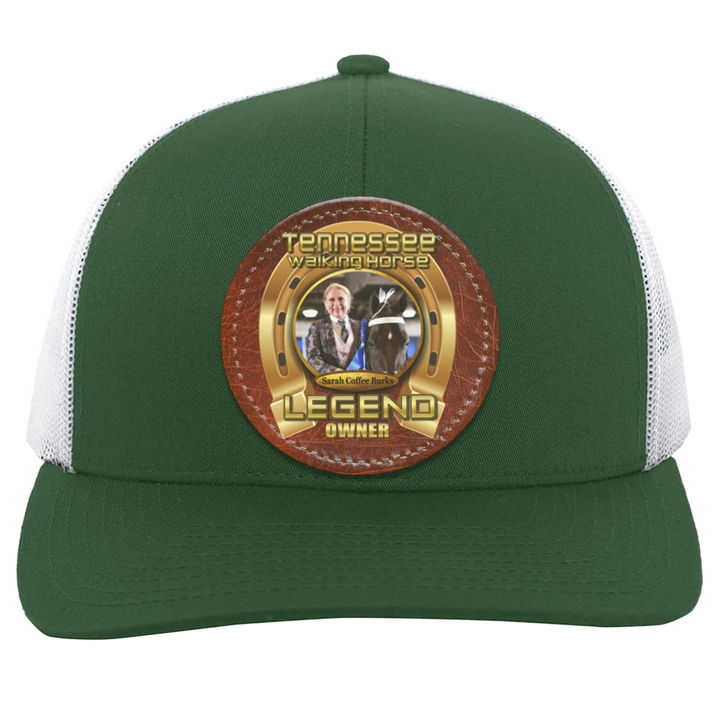 SARAH COFFEE BURKS (TWH LEGENDS) HAT 104C Trucker Snap Back - Patch