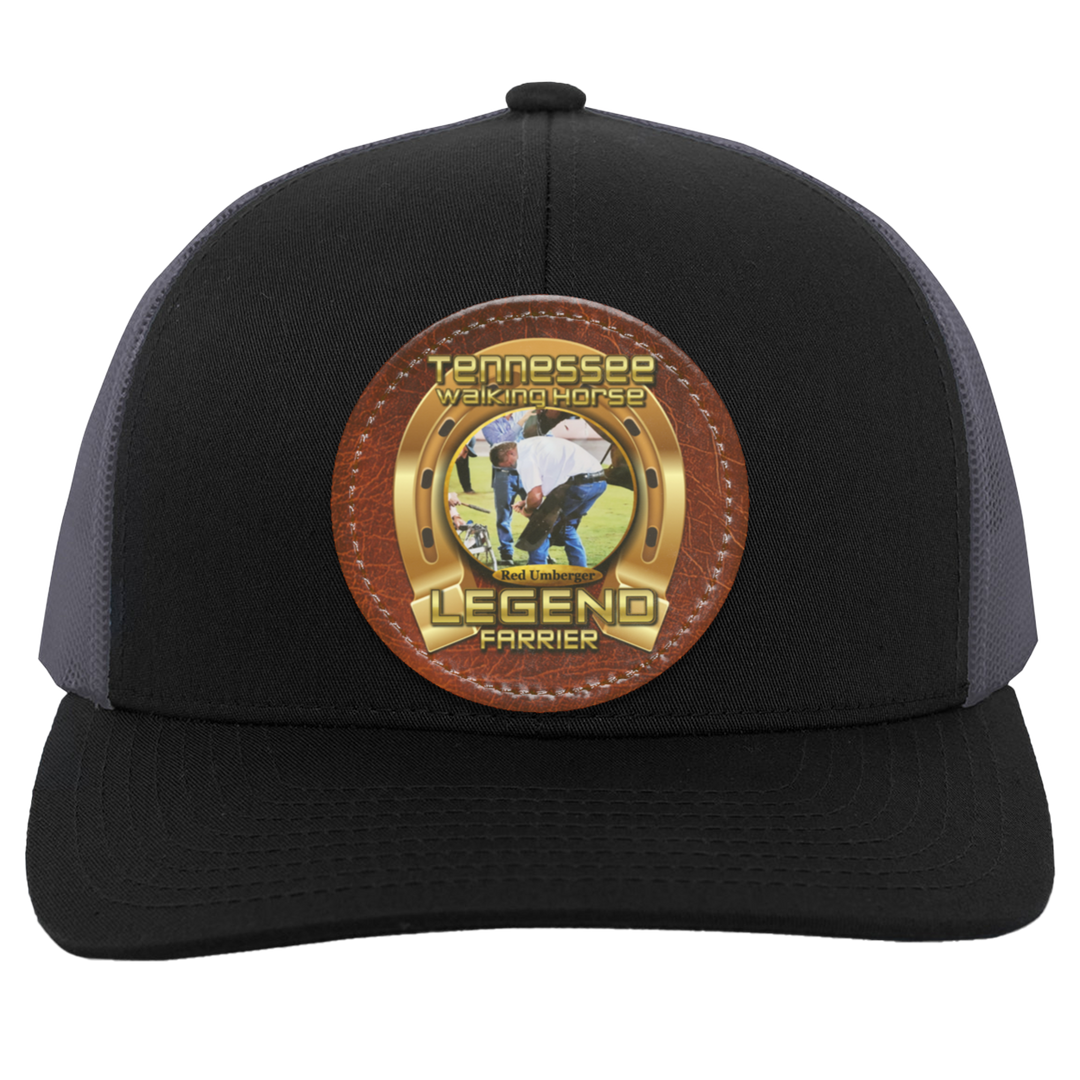 RED UMBERGER (TWH LEGENDS) HAT 104C Trucker Snap Back - Patch
