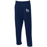 Morgan 974MP Open Bottom Sweatpants with Pockets