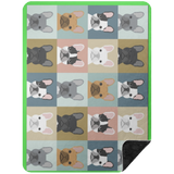 FRENCHIE BLANKET 2 BSHL Premium Black Sherpa Blanket 60x80