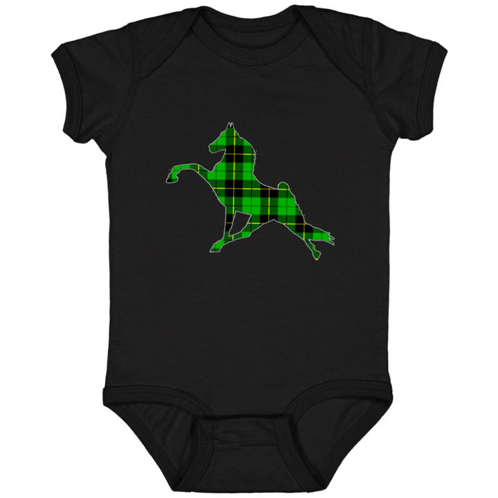 TWHGREENPLAIDFINAL 4424 Infant Fine Jersey Bodysuit