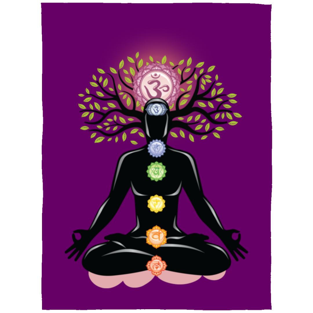 CHAKRAS PLUSH BLANKET (12 STYLES AND SIZES)