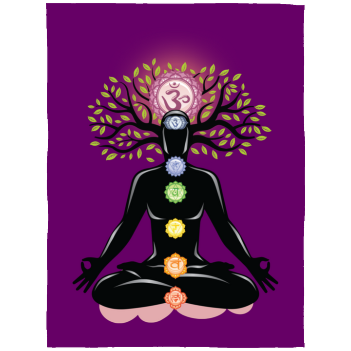 CHAKRAS PLUSH BLANKET (12 STYLES AND SIZES)