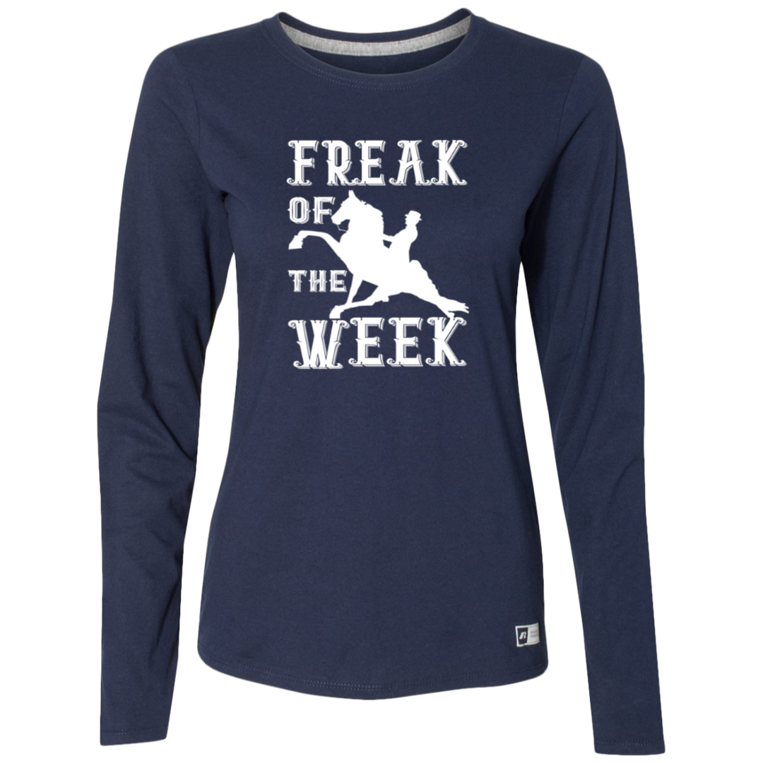 FREAK OF THE WEEK (WHITE) 64LTTX Ladies’ Essential Dri-Power Long Sleeve Tee